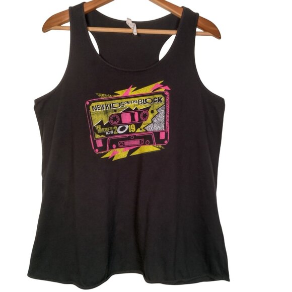 New Kids On The Block Tank Top XL Mix Tape Tour 2019 Boy Band Pop Music Cassette - Picture 2 of 9
